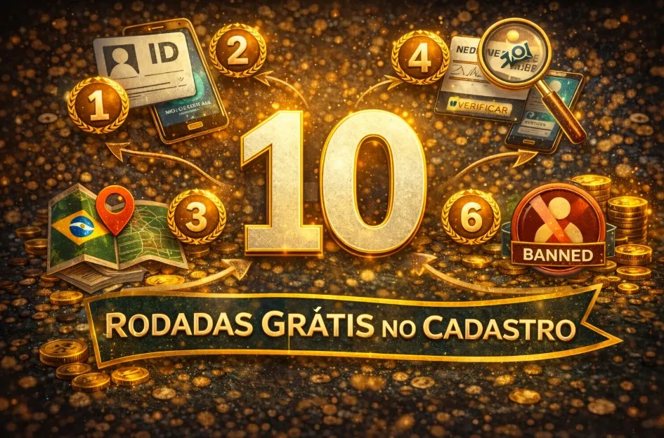 10 Rodadas Grátis no Cadastro